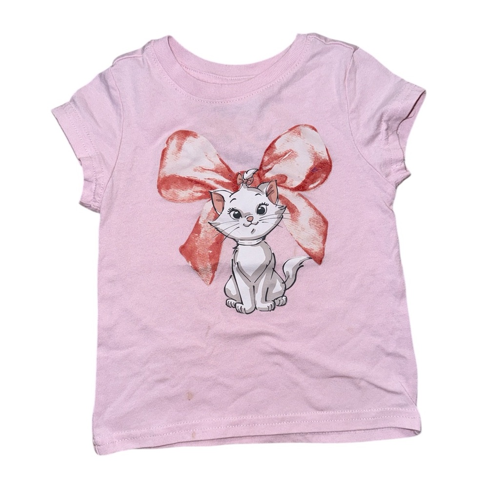 Pink Cat Graphic Kids T-Shirt